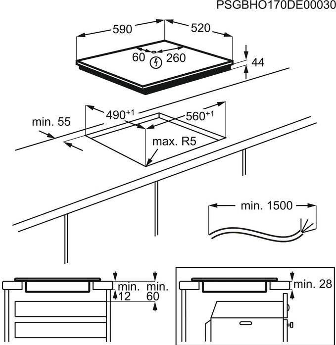    Electrolux IPE6492KF