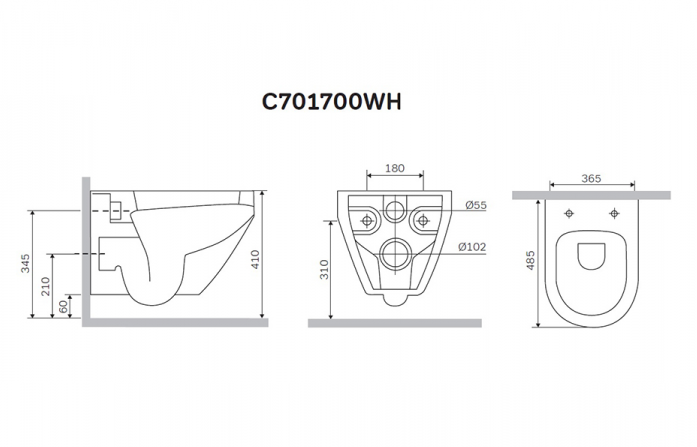    Am.Pm Spirit 2.0 C701700WH  