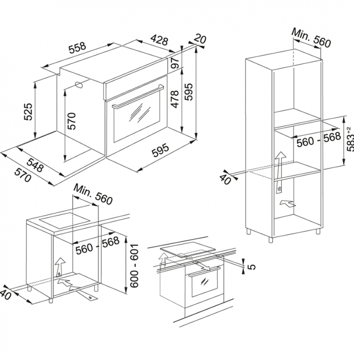    Franke FSL 86 H BK 116.0609.447