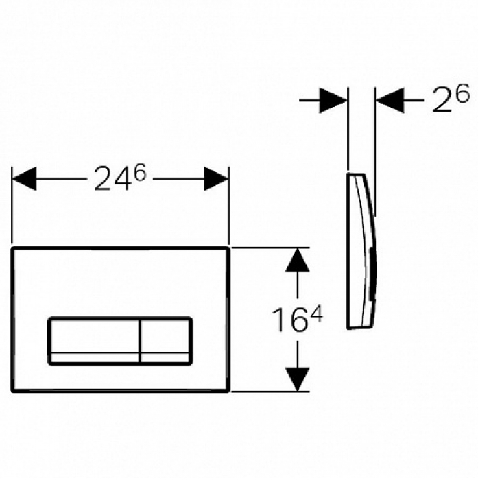   Geberit Delta51 115.105.DW.1  