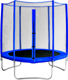 Батут с защитной сеткой КМС Батут с защитной сеткой "Trampoline 6" диаметр 1,8 м синий