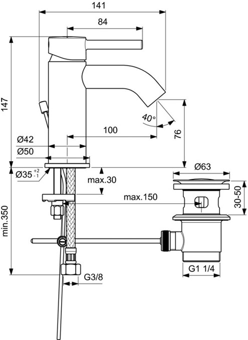    Ideal Standard Ceraline BC203U5  