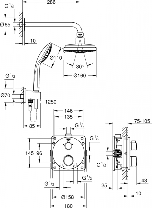   GROHE Grohtherm 34735000 