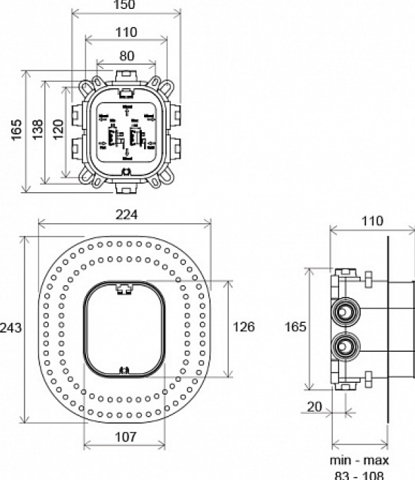    Ravak RB 072.50 R-box Vari X070139