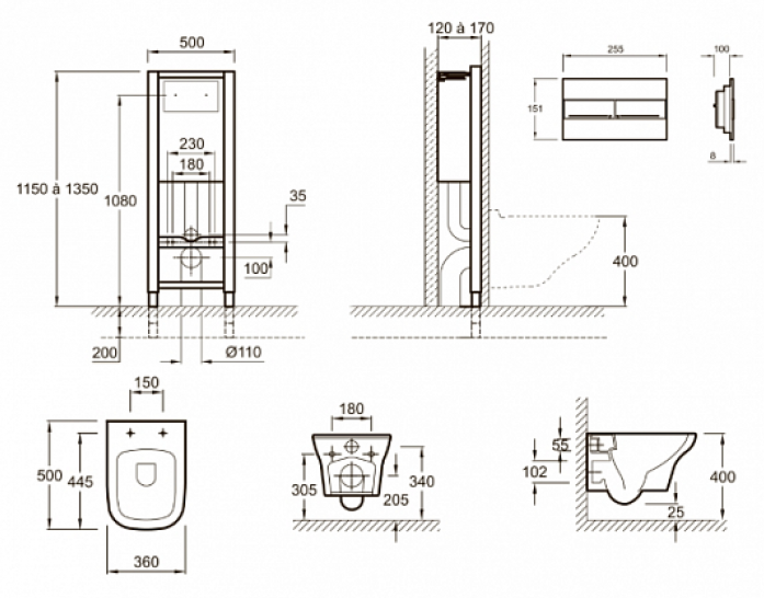  c  Jacob Delafon Vox (  ,  ) E21744RU-00