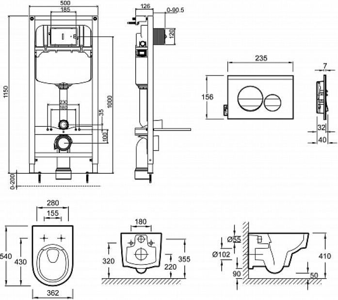  c  Jacob Delafon Odeon RG (  ,  ) E21745RU-00