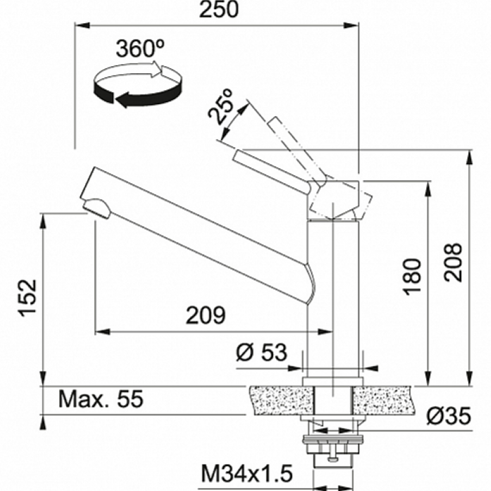   Franke Orbit 115.0569.290  