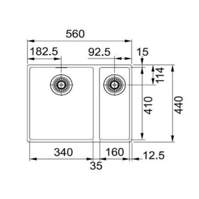   Franke SID 160 (144.0603.821) 