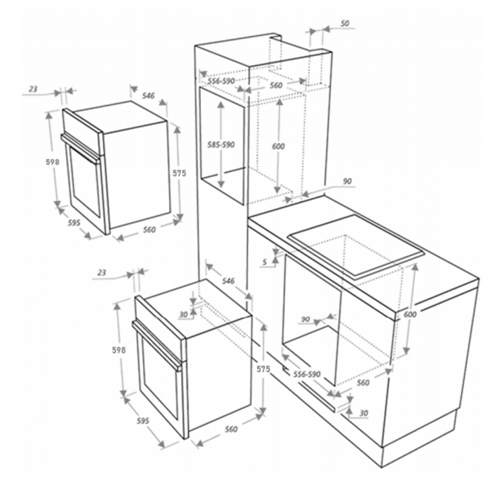    Maunfeld EOGC604RIB.MT -00015248