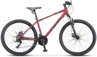 Велосипед Stels Navigator 590 MD (2020-2021) бордовый/салатовый LU089776