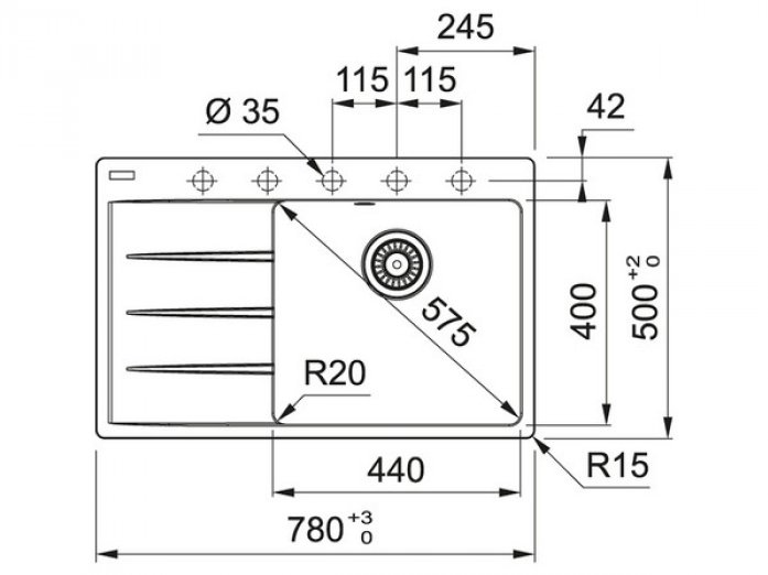   Franke CNG 611/211-78 TL   ( ) 114.0639.726