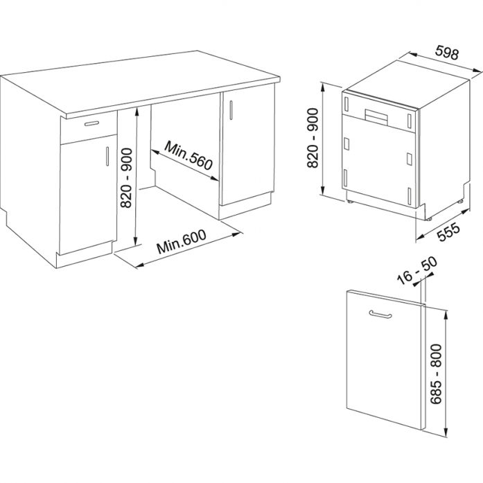   Franke FDW 614 D10P DOS LP C (117.0611.675)