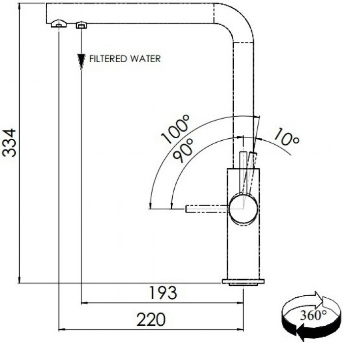  Franke Neptune Clear Water  115.0627.653