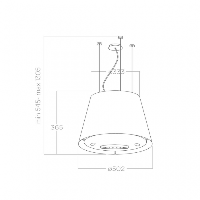   Elica EASY UX WH/F/50