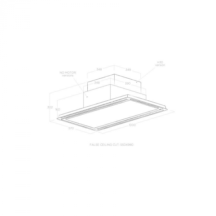   Elica HILIGHT-X H16 WH/A/100