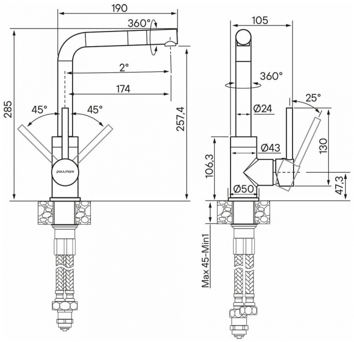    Paulmark Honner Ho212018-401TB  