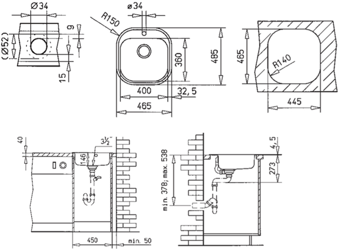   Teka STYLO 1 B POLISHED (10107026)