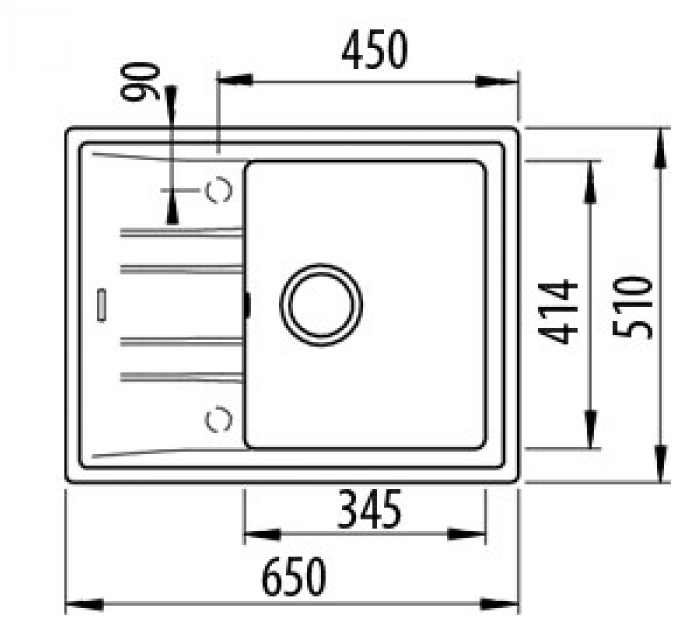    Teka Stone 45 S-TG 1B 1D  