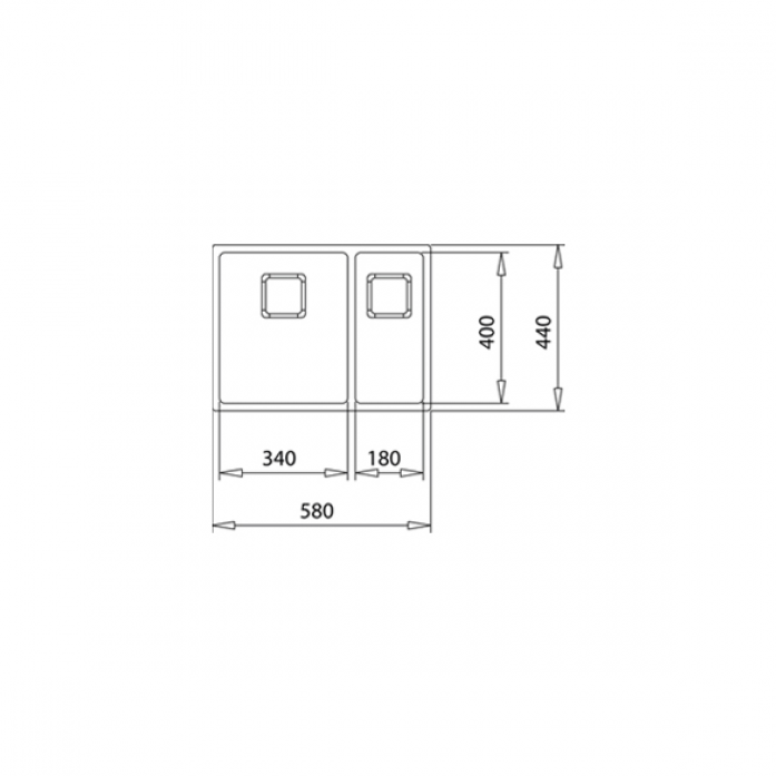   Teka FLEXLINEA RS15 2B 580 SQ