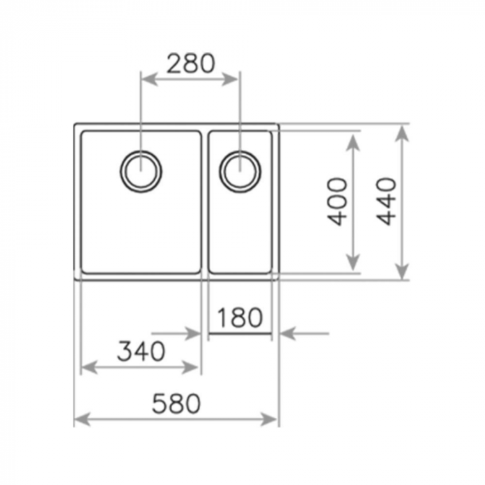   Teka BE Linea RS15 2B 580 POLISHED