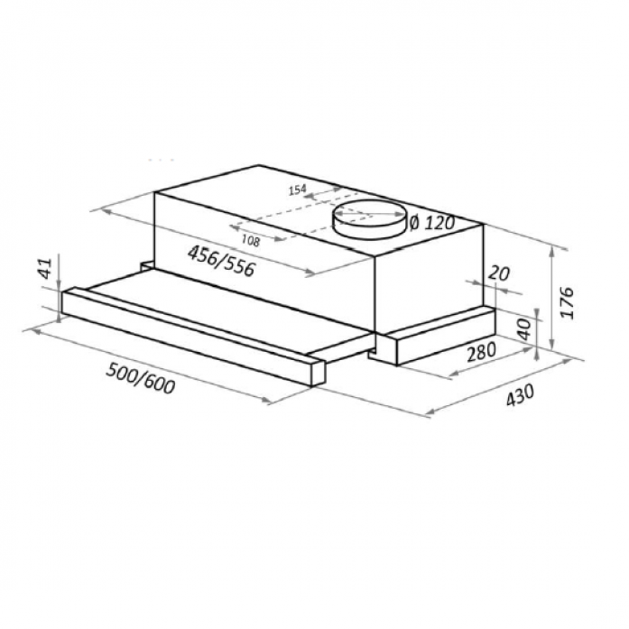   Homsair FLAT 60 Glass 