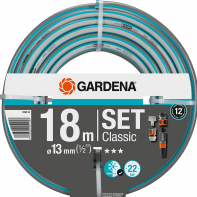 Шланг Gardena Classic 13 мм (1/2") 18м с фитингами 18007-42.000.00