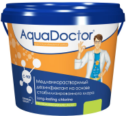 Средство для дезинфекции воды AquaDoctor AQ2490 50 кг ведро табл. 200 гр медленнорастворимый C90T-50