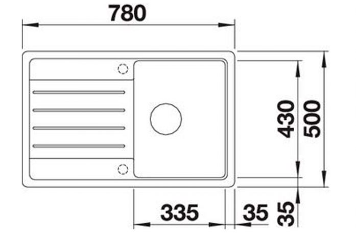   Blanco LEGRA 45 S  522203