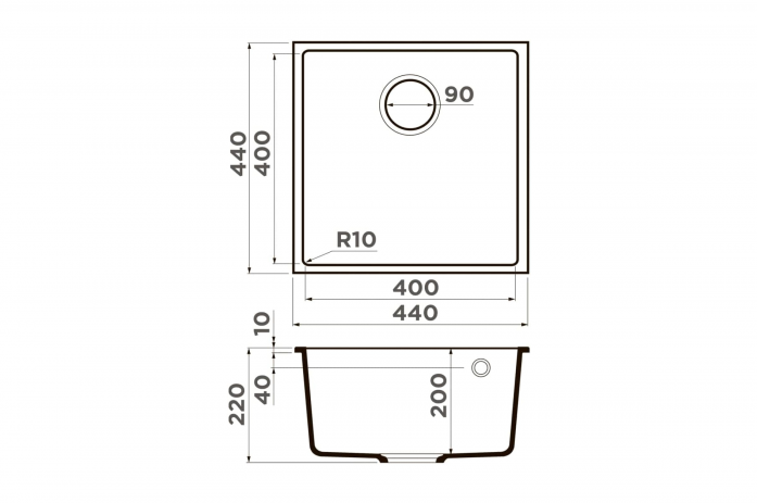   Omoikiri Bosen 44-U-SA  4993597