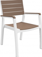 Стул c подлокотниками Keter Harmony armchair белый/капучино 17201284