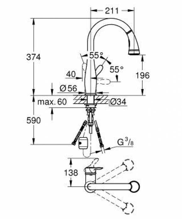    GROHE Parkfield  30215DC1