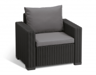 Кресло Keter California chair графит/прохладный серый 17193538