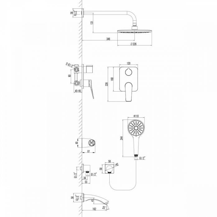      Lemark Bronx LM3722BL 