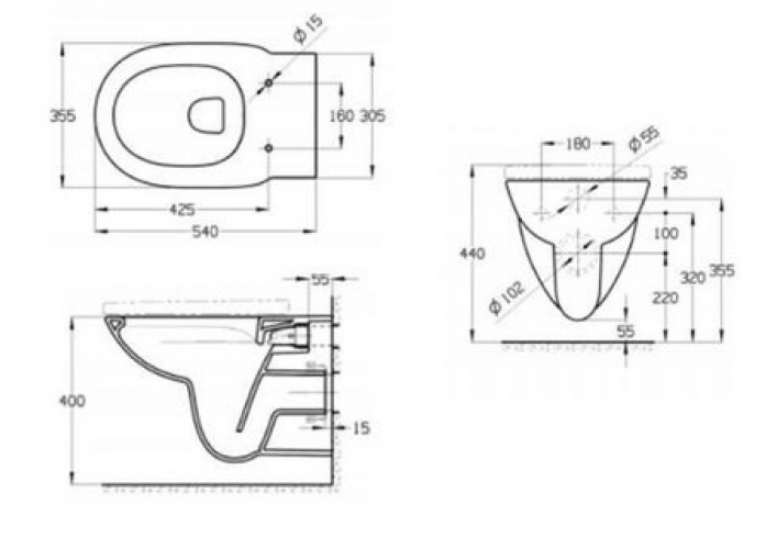     Roca Debba Round Pack 7893104980  