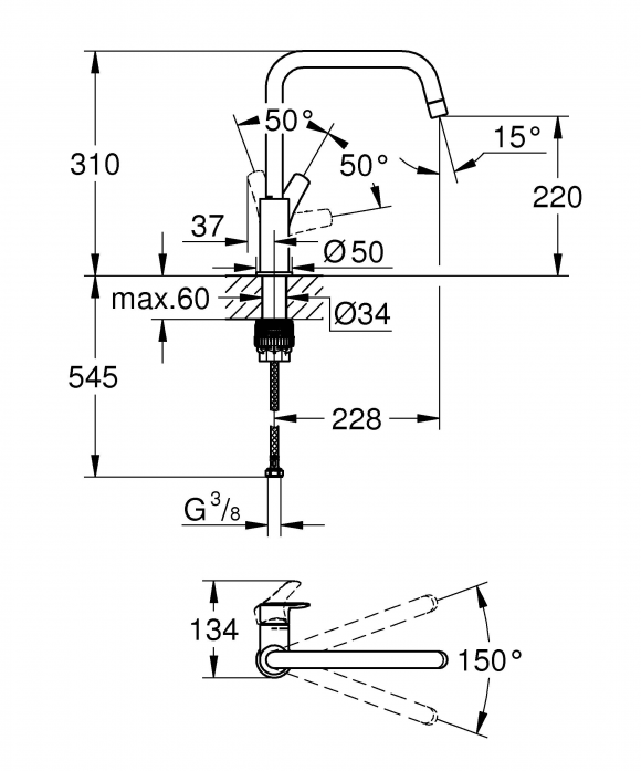    GROHE Eurosmart 30567000 