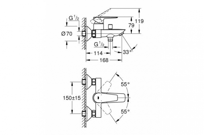    GROHE BauEdge 23604001 