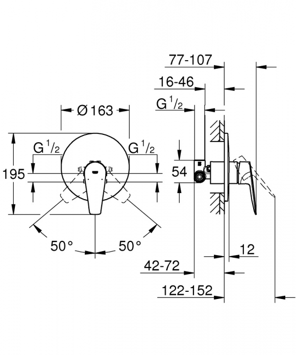    GROHE BauEdge 29078001