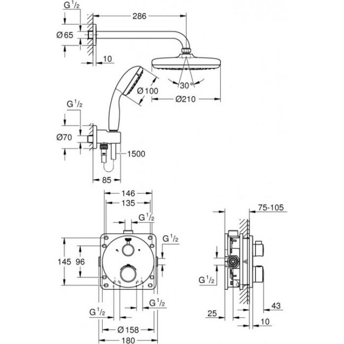   GROHE Grohtherm 34727000   