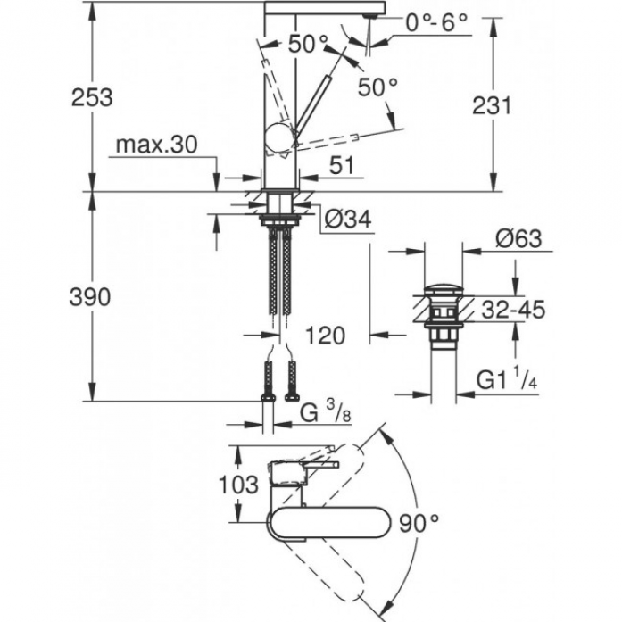    GROHE 23873003 Plus