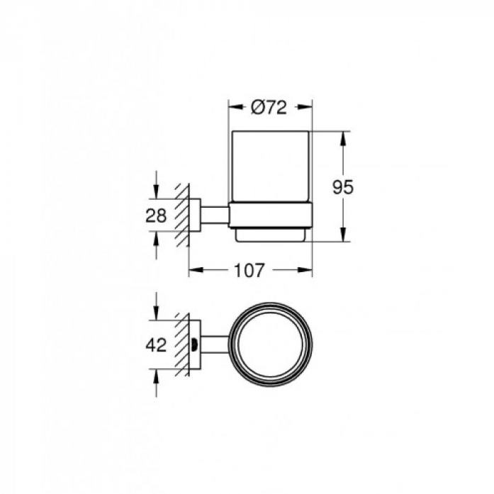    GROHE 40755001 Essentials Cube