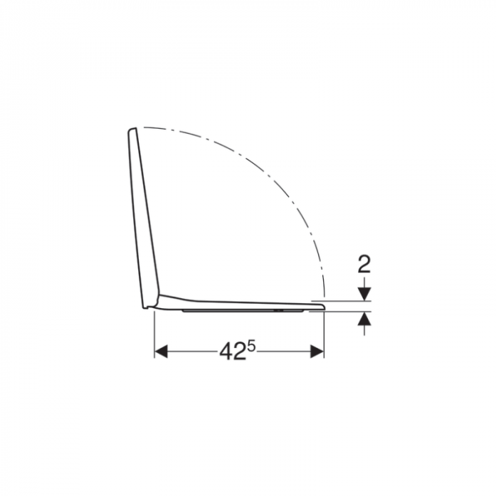      Geberit Selnova Square 458.121. SE.1