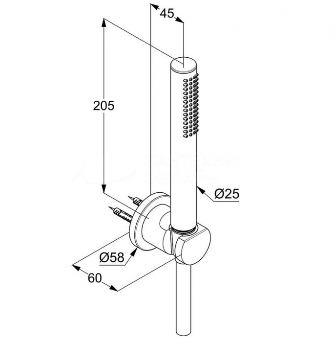   Kludi Nova Fonte Puristic 208500515 