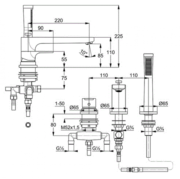     Kludi Zenta SL 484480565 