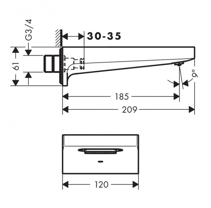    Hansgrohe Metropol 32543990  