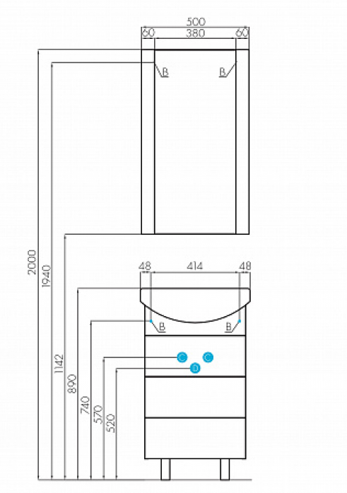    AQUATON 1A1402K0AA010  50 / 1WH207781  -50