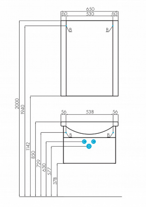    AQUATON 1A1340K0AA010  65/ 1WH207782  -65