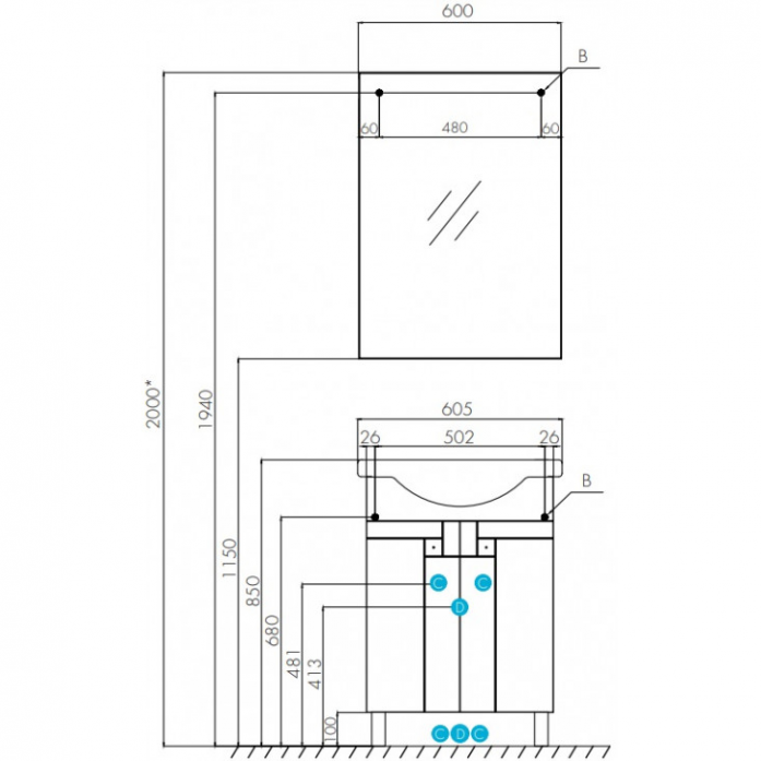    AQUATON 1A1796K0FG010  60/ 1WH110268  -60