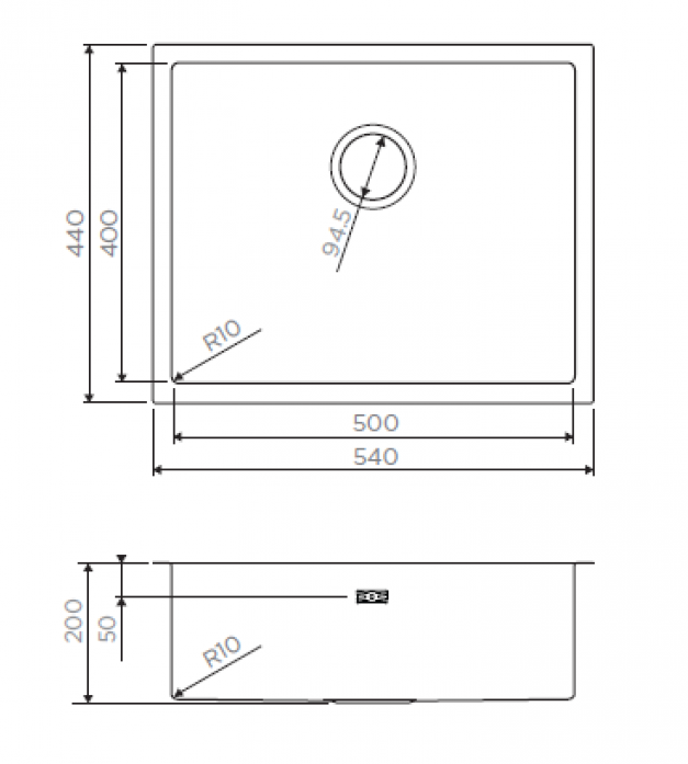   Omoikiri Taki 54-U/IF-GB  4997019