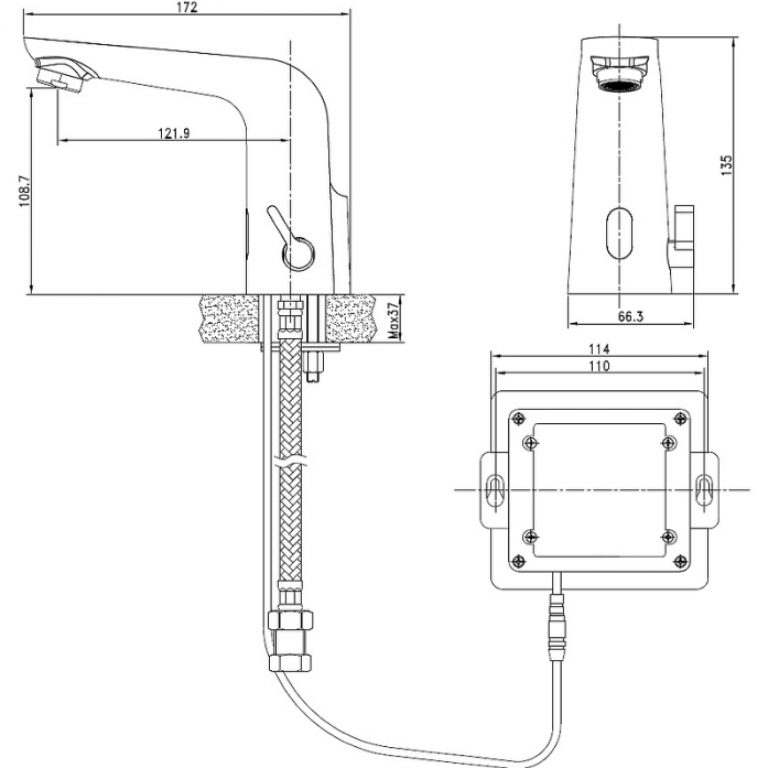   Cersanit Sense 63106 