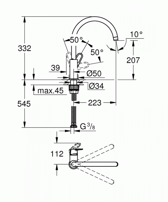    GROHE BauFlow 31538001 